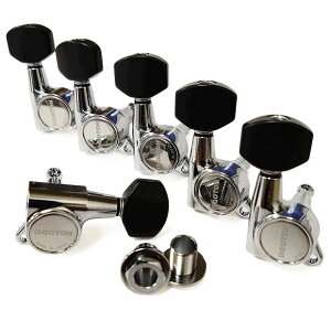 GOTOH SG381 B07 C(クローム) ゴトー ギター ペグ L6 片側 6個セット【SG381-B07/C/L6】