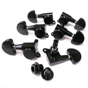 GOTOH SG381MG AB20 マグナムロック B(ブラック) ゴトーギターペグ 両側 L3R3 6個セット【SG381MG-AB20/B/L3R3】