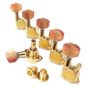 GOTOH ゴトー ギター ペグ SG381MG P8 マグナムロック G(ゴールド) L6 片側 6個セット【SG381MG/P8/G/L6】