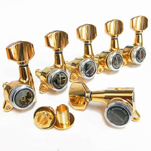 GOTOH ゴトー ギター ペグ SG381 MG-T 07 G(ゴールド) マグナムロック・トラッド R6(リバースヘッド・左利き用) 片側 6個セット【SG381MGT-07/G/R6】