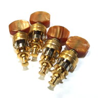 GOTOH ゴトー ウクレレ ペグ UPT UB8 GG ゴールド 【茶ボタン/G】