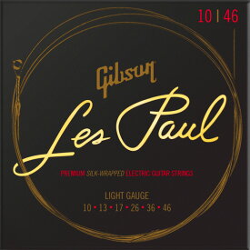GIBSON ギブソン エレキギター弦 Les Paul SEG-LES10 ライトゲージ Light Gauge【ネコポス(np)送料230】ポスト投函)】【旧速達メール便】