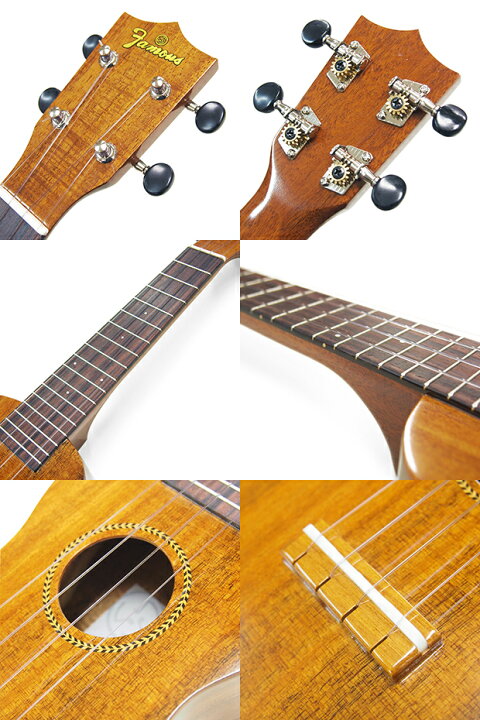 楽天市場】Famous フェイマス ウクレレ FS-8LN ソプラノ スペシャル12 