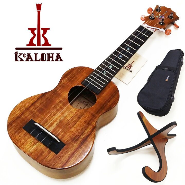 楽天市場】KoAloha コアロハ ウクレレ KSM-00UD ソプラノ スタンダード 