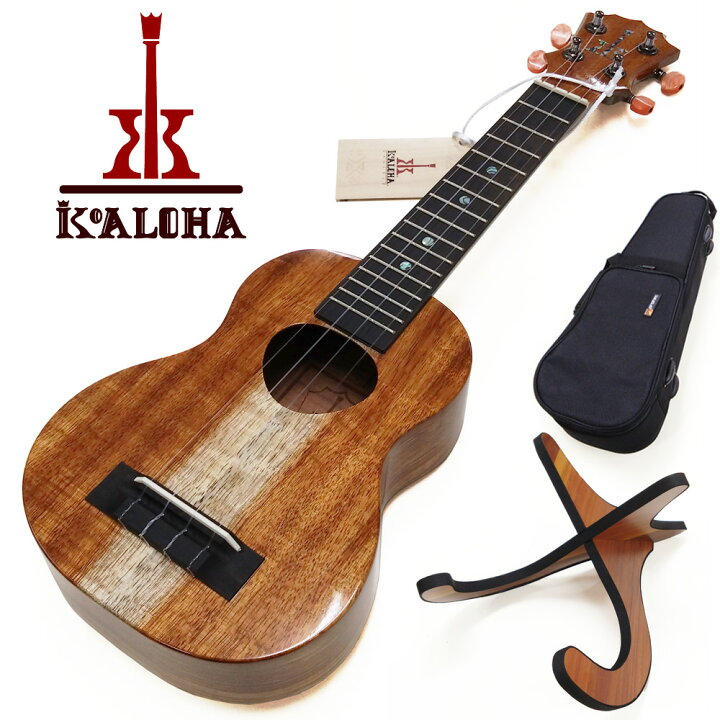 楽天市場】KoAloha コアロハ ウクレレ KSM-00UD ソプラノ スタンダード 