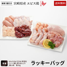 【送料無料】チキンズ・ラッキーバッグ［8kg］■生鮮品■【福袋】【宮崎県産】【鶏肉】