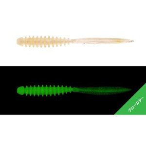 【メール便可】ジャッカル ペケリング 2.5インチ 8本入 オキアミおぼろグロー