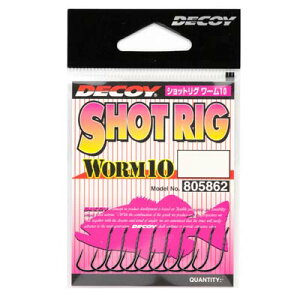 JcC` [10 VbgO (Worm10 Shot Rig) #6 9{ NS Black tbN