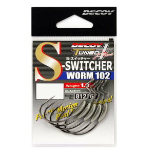 y[։zJcC` [102 S-XCb`[ (Worm102 S-Switcher) `[hvX #2/0 0.5g 5{ NS Black tbN