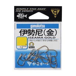 【メール便可】がまかつ 伊勢尼 金 バラ 15号 7本入