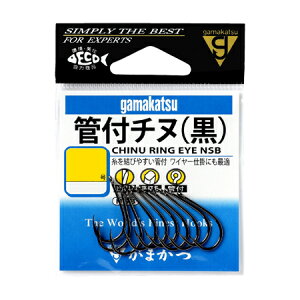 【メール便可】がまかつ 管付チヌ NSB バラ 12号 4本入