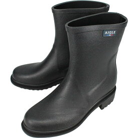 エーグル AIGLE レディース ラバーブーツ フルフィール ミッド FULFEEL MID ノワール ZZFR113 003【GHOH】