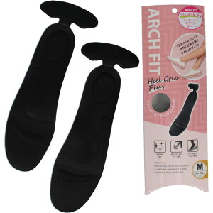 yő100%|CgobNvGg[zmԕiEsn fB[X C\[ A[`tBbg@q[ObvvX ARCH FIT Heel Grip Plus ubN mCnmTnyGGOKz