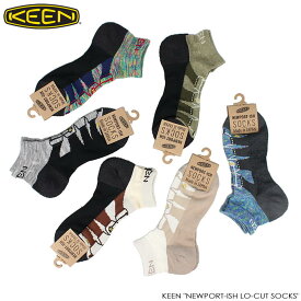 ［返品交換不可］ キーン KEEN 靴下 ニューポートィシュ ローカット ソックス NEWPORT-ISH LO-CUT SOCKS 1028261 1028262 1028263 1028264 1028265 1028266 日本製 メンズ レディース 【GHOI】