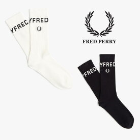 フレッドペリー FRED PERRY 靴下 ボールド ティップド ソックス Bold Tipped Socks C6146 102(ブラック) 129(スノーホワイト)【GHOM】