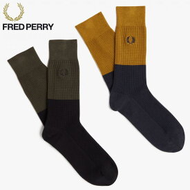 フレッドペリー FRED PERRY 靴下 ワッフル ニット ソックス WAFFLE KNIT SOCKS C6148 T86 T90【GHOM】