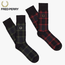 フレッドペリー FRED PERRY 靴下 タータン ソックス TARTAN SOCKS C6150 T13 T88【GHOM】