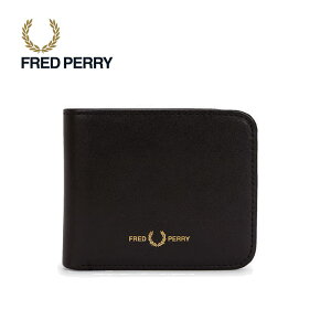 �t���b�h�y���[ FRED PERRY �X���[�X ���U�[ �r���t�H�[���h �E�H���b�g Smooth Leather Billfold Wallet L2803 102(BLACK)�yGKOG�z
