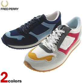 フレッドペリー FRED PERRY スニーカー ミリタリー トレーナー MILITARY TRAINER F29640 ホワイト(10) ネイビー(01) 【FNOG】