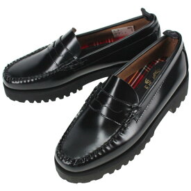 フレッドペリー FRED PERRY ペニーローファー G.H.Bass Penny Loafer Leather Women SB4368 102(ブラック) 【GGFO】