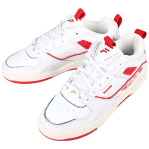 yő100%|CgobNvGg[ztB FILA Xj[J[ CORDA R_ MFW22059 128 zCg/tBbh WHITE/FILA REDyGGFOz