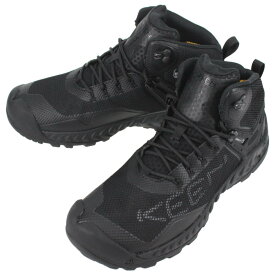 定番 キーン KEEN ハイキングシューズ ネクシス エヴォ ミッド ウォータープルーフ NXIS EVO MID WP トリプルブラック 1027191【GHOG】