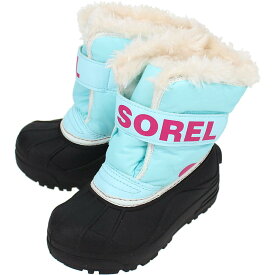 子供 ソレル SOREL ブーツ チルドレンズ スノーコマンダー CHIRDRENS SNOW COMMANDER NC1960-428 オーシャンサーフ/カクタス ピンク OCEAN SURF/CACTUS PINK【GGFO】