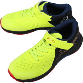 子供 アシックス asics スニーカー レーザービーム RI-MG LAZERBEAM RI-MG ネオンイエロー/ゴールド 1154A169-750 19cm～22.5cm【GIOF】