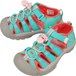 �L�[�� KEEN �L�b�Y �T���_�� �j���[�|�[�g �G�C�`�c�[ NEWPORT H2 �u���C�g�A�N�A/�s�[�J�[�u�[ 1030785 CHILDREN(15cm�`19.5cm) �q���yGJOH�z