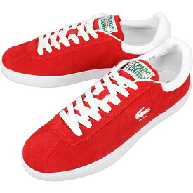 ラコステ LACOSTE メンズ スニーカー ベースショット 223 1 SMA BASESHOT 223 1 SMA レッド/ホワイト RED/WHT 46SMA0065 【GHON】