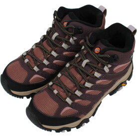 レディース メレル MERRELL モアブ3 シンセティック ミッド ゴアテックス MOAB 3 SYN MID GORE-TEX BURGUNDY/BURLWOOD バーガンディ/バールウッド J500184 防水 ブーツ アウトドア キャンプ ビブラム 【GGFO】