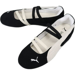 �v�[�} PUMA �X�j�[�J�[ �X�s�[�h�L���b�g �o���G �X�E�F�[�h �E�B�����Y Speedcat Ballet SD Wns PUMA Black PUMA White-Warm White 401287 06�yGKOG�z