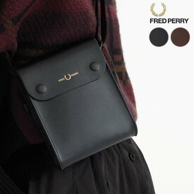 フレッドペリー FRED PERRY バーニッシュレザー ポーチバッグ Burnished Leather Pouch Bag L4331 102(ブラック) 158(オックスブラッド) ［BG］【GHOH】