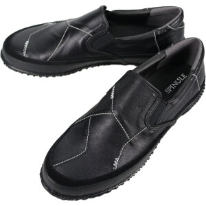 【最大100%ポイントバック※要エントリー】【防水スプレー吹きかけサービス】【交換返品送料無料】スピングル SPINGLE スニーカー SP-1044 ブラック 05【GJOG】