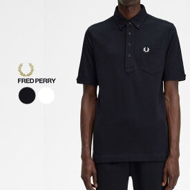 フレッドペリー FRED PERRY ボタンダウンカラー ポロシャツ Button Down Collar Polo Shirt M5604 102(ブラック) 129(スノーホワイト) ［WA］【GHOH】