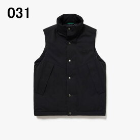 ラコステ LACOSTE 耐水透湿ピケダウンベスト BH020J99 031(ブラック) 166(ネイビー) BMY(カーキオリーブ)【GION】