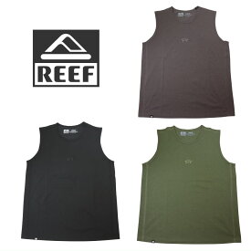 【最大全額ポイント還元※要エントリー】リーフ REEF センター ロゴ ラッシュ タンク CENTER LOGO RASH TANK RFTTM2522 グレージュ オリーブ ブラック【GJOI】