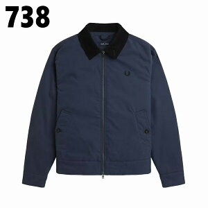 4������I�ő�S�z�|�C���g�Ҍ����v�G���g���[ �t���b�h�y���[ FRED PERRY �R�b�g�� �J�o�� �W���P�b�g Cotton Caban Jacket J8535 184(�u���b�N) 738(�_�[�N�G�A�t�H�[�X) W19(���[�������[�X)�yGJON�z