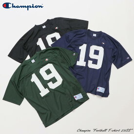チャンピオン Champion ウェア フットボール Tシャツ 23SS C3-X328 ブラック(090) ネイビー(370) ダークグリーン(570)［WA］【GHOJ】