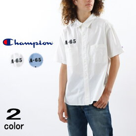 チャンピオン Champion ショートスリーブシャツ 24SS C3-Z337 020（オフホワイト）322（ライトブルー）【GIOH】