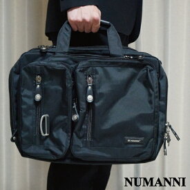 【ポイント20倍！】【送料無料】Numanni ビジネスバッグ ビジネスバック 出張 通勤 会社 サラリーマン リュックサック トートバッグ ショルダーバッグ 3way ブリーフケース ナイロン メンズ 多機能 大容量 ギフト ビズバッグ ビズリュック