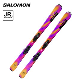 サロモン LUX JR M ＋ C5 GW スキービンディング 2点セット ジュニア 子供用 スキー板 アルペンスキー L47678500 SALOMON 2024-25