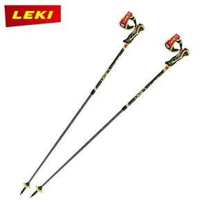 レキ スキーポール VENOM VARIO 3D 652 36641 レッド/ネオンイエロー 2025-26無段階伸縮・調整式 ストック アルペン LEKI