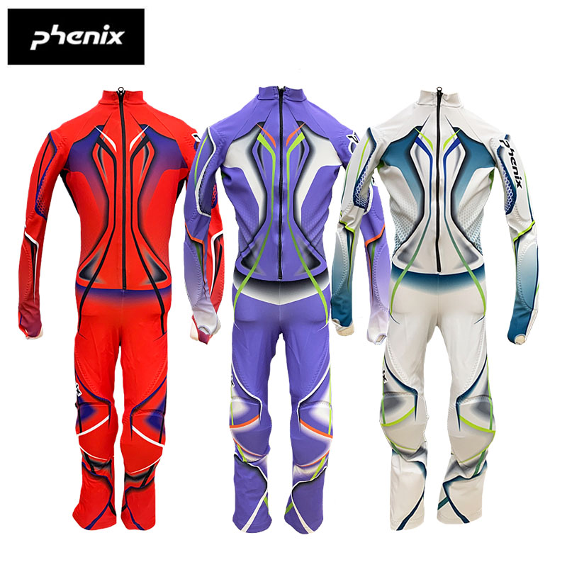 フェニックス アルペン アウトレットセール 特集 GSワンピース ジュニア 商店 phenix Team jr.GS Suit PFAG2GS01 FLRD VI 202110A レーシング競技 WT スキースーツ