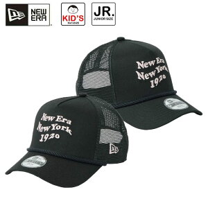 �j���[�G�� �L�b�Y Youth 9FORTY A-Frame�g���b�J�[ Wave Logo �u���b�N �X�q �L���b�v ���悯 �����΍� �O�V�� 14746994 NEW ERA 2026