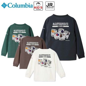 コロンビア ユースフォートモーニンググラフィックロングスリーブTシャツ キッズ ジュニア 子供 長袖Tシャツ アウトドア レジャー 普段着 PY8679 2025秋冬