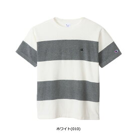 チャンピオン パネルショートスリーブTシャツ 24SS ベーシック チャンピオン メンズ 半袖Tシャツ ボーダーTシャツ アウトドア カジュアル 普段着 C3-X360 Champion 2024春夏