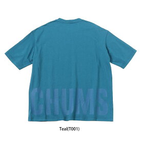 チャムス オーバーサイズド チャムスTシャツ メンズ 半袖Tシャツ ロゴ シンプル カジュアル アウトドア CH01-2355 CHUMS 2024春夏