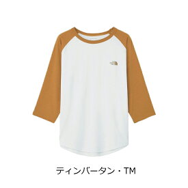 ザ ノースフェイス クォータースリーブベースボールティー メンズ Tシャツ 七分袖 UV 防臭 7分丈 アウトドア NT32476 THE NORTH FACE 2024春夏