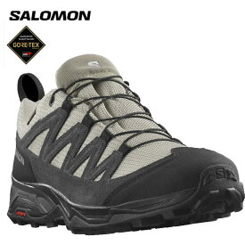 サロモン X WARD LEATHER GORE-TEX メンズ ゴアテックス レザーハイキングシューズ トレイルランニングシューズ ローカットシューズ L47182100 SALOMON 2024春夏